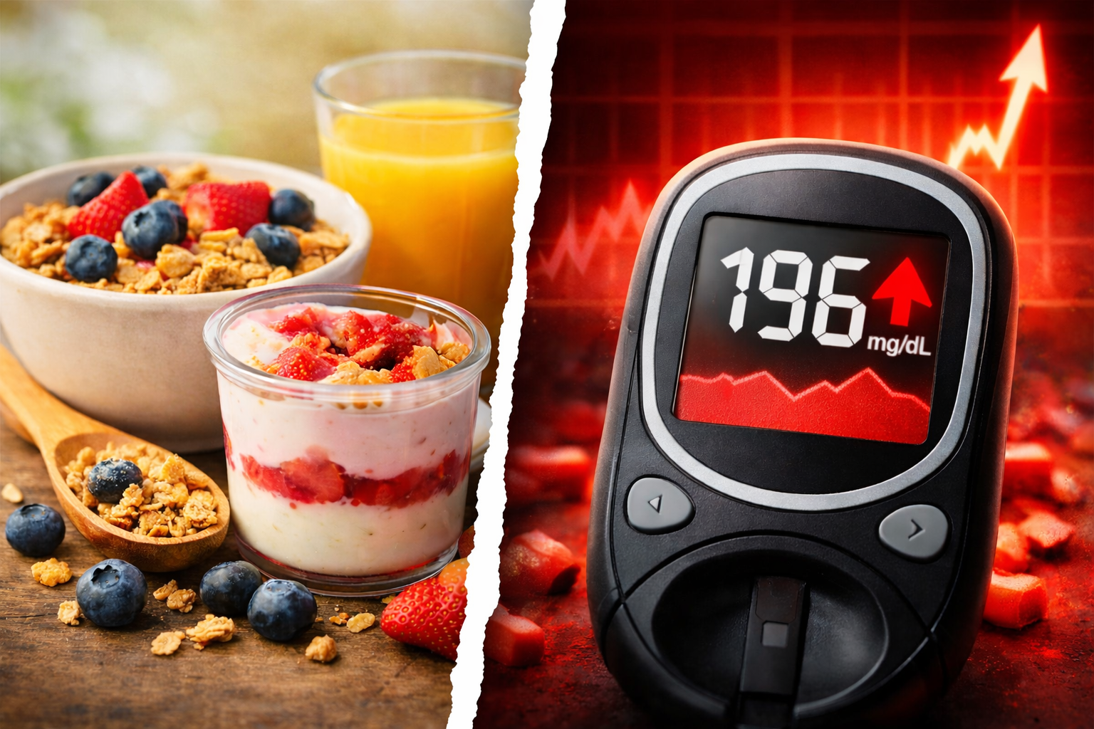 healthy foods spiking blood sugar